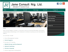 Tablet Screenshot of janeconsult.com